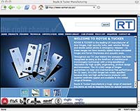 royde and tucker example webpage